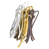 50 Pieces Vintage Beading Flat Bookmarks With Loop DIY Making Jewelry Craft