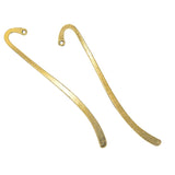 50 Pieces Vintage Beading Flat Bookmarks With Loop DIY Making Jewelry Craft