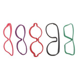 Maxbell 5 Pieces Creative Glasses Shaped Paper Clips School Office Stationery Student Supplies Multi-Color Decorative Memo Clips - Aladdin Shoppers