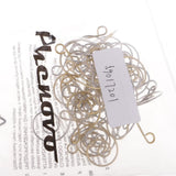Maxbell 50 Pieces Creative Swirl Shaped Paper Clips School Office Stationery Student Supplies Decorative Memo Clips - Aladdin Shoppers