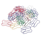 Maxbell 30 Pieces Creative Tooth Shaped Paper Clips School Office Stationery Student Supplies Multi-Color Decorative Memo Clips - Aladdin Shoppers