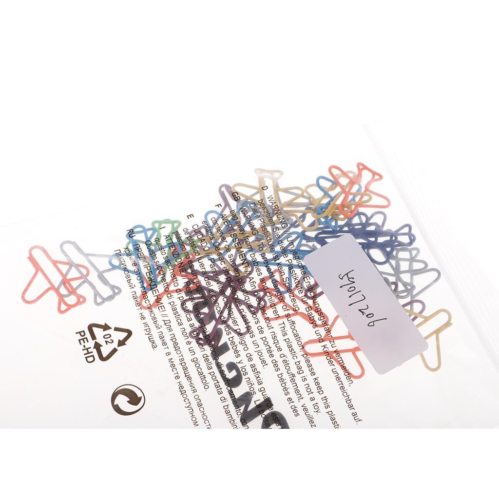 Maxbell Maxbell 30 Pieces Mixed Color Airplane Paper Clips Creative Office Clips Envelope Stationery DIY Kits