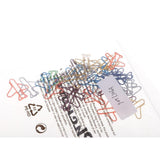 Maxbell 30 Pieces Mixed Color Airplane Paper Clips Creative Office Clips Envelope Stationery DIY Kits - Aladdin Shoppers