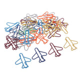 Maxbell 30 Pieces Mixed Color Airplane Paper Clips Creative Office Clips Envelope Stationery DIY Kits - Aladdin Shoppers