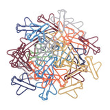 Maxbell 30 Pieces Mixed Color Airplane Paper Clips Creative Office Clips Envelope Stationery DIY Kits - Aladdin Shoppers