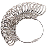 Maxbell Standard 8pcs Jewelry Sizer Mandrel Measurement Tool Adjust Repair Tool Kit