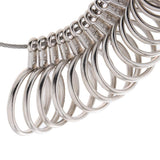 Maxbell Standard 8pcs Jewelry Sizer Mandrel Measurement Tool Adjust Repair Tool Kit