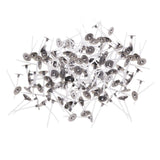 Maxbell 200 Pieces Aluminium Tea Light Case Containers & 200pcs 3cm Candle Wick