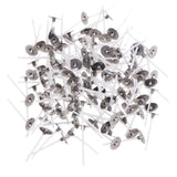 Maxbell 200 Pieces Aluminium Tea Light Case Containers & 200pcs 3cm Candle Wick