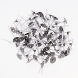Maxbell 200 Pieces Aluminium Tea Light Case Containers & 200pcs 3cm Candle Wick