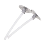 Maxbell 200 Pieces Aluminium Tea Light Case Containers & 200pcs 3cm Candle Wick