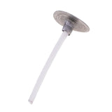 Maxbell 200 Pieces Aluminium Tea Light Case Containers & 200pcs 3cm Candle Wick