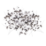 Maxbell 200 Pieces Aluminium Tea Light Case Containers & 200pcs 3cm Candle Wick