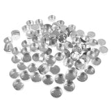 Maxbell 300x Aluminum Tealight Cups Centerpieces Candles Wax Case Tin T-Light Holder