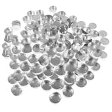 Maxbell 200 Pieces Aluminium Tea Light Case Containers & 200pcs 3cm Candle Wick