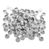 Maxbell 200 Pieces Aluminium Tea Light Case Containers & 200pcs 3cm Candle Wick