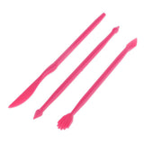 Maxbell Pack of 14 Pieces Clay Modeling Tools Clay Shaping Sculpting Tools Set Pottery Carving Crafting Tools for Ceramics Clay Pottery, Pink Colors - Aladdin Shoppers
