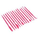 Maxbell Pack of 14 Pieces Clay Modeling Tools Clay Shaping Sculpting Tools Set Pottery Carving Crafting Tools for Ceramics Clay Pottery, Pink Colors - Aladdin Shoppers