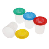 Maxbell Art Supply 4 Piece Children No Spill Paint Cups with Colored Lids for Kids Painting Drawing Tools - Aladdin Shoppers