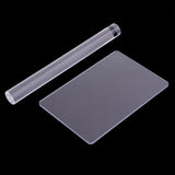 Maxbell 20cm Acrylic Rolling Pin Rod Bar Clay Dough Roller Sculpey Polymer Clay Sculpture Tools Art Craft Accessory Baking Cake Tools - Aladdin Shoppers