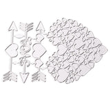 Maxbell Maxbell Heart Metal Cutting Dies Embossing Stencil For DIY Scrapbooking Card Making