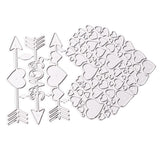 Maxbell Maxbell Heart Metal Cutting Dies Embossing Stencil For DIY Scrapbooking Card Making