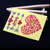 Maxbell Maxbell Heart Metal Cutting Dies Embossing Stencil For DIY Scrapbooking Card Making