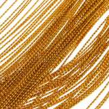 Maxbell 1mm/0.04inch Golden Cords Gift Wrap Dacron Cord for Gift Box Package, Hanging Ornaments 328ft (no elastic) - Aladdin Shoppers