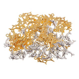 Maxbell Maxbell 60 Pieces (Gold & Silver) Alloy Dolphin Charms Pendant for Jewelry Making Accessories Charming Unique