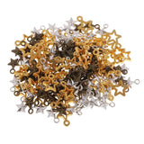 Maxbell 150x Retro Alloy Star Charms Pendant For Crafting Jewelry Making Accessories - Aladdin Shoppers