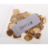 Maxbell Maxbell 50 Pieces Romantic Sweet Heart Design Blank Necklace Bracelets Base Bezel Settings Cameo Cabochon Tray 15x12mm