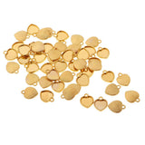 Maxbell 50 Pieces Romantic Sweet Heart Design Blank Necklace Bracelets Base Bezel Settings Cameo Cabochon Tray 15x12mm - Aladdin Shoppers