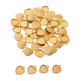 Maxbell 50 Pieces Romantic Sweet Heart Design Blank Necklace Bracelets Base Bezel Settings Cameo Cabochon Tray 15x12mm - Aladdin Shoppers