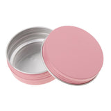 Maxbell 8 Pieces 60ml Pink Empty Aluminum Jars Refillable Cosmetic Pot Bottle Ointment Cream Sample Food Packaging Containers Screw Cap - Aladdin Shoppers