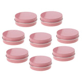 Maxbell 8 Pieces 60ml Pink Empty Aluminum Jars Refillable Cosmetic Pot Bottle Ointment Cream Sample Food Packaging Containers Screw Cap - Aladdin Shoppers