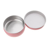 Maxbell 8 Pieces 60ml Pink Empty Aluminum Jars Refillable Cosmetic Pot Bottle Ointment Cream Sample Food Packaging Containers Screw Cap - Aladdin Shoppers