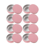 Maxbell 8 Pieces 60ml Pink Empty Aluminum Jars Refillable Cosmetic Pot Bottle Ointment Cream Sample Food Packaging Containers Screw Cap - Aladdin Shoppers