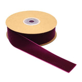 Maxbell 2 Roll 5 Yards 1" Wide Velvet Ribbon Roll for Crafts DIY Hair Bow Clip