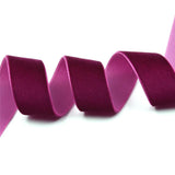 Maxbell 2 Roll 5 Yards 1" Wide Velvet Ribbon Roll for Crafts DIY Hair Bow Clip