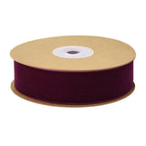 Maxbell 2 Roll 5 Yards 1" Wide Velvet Ribbon Roll for Crafts DIY Hair Bow Clip