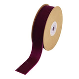 Maxbell 2 Roll 5 Yards 1" Wide Velvet Ribbon Roll for Crafts DIY Hair Bow Clip