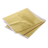 Maxbell 100 Sheets Imitation Gold Leaf for Arts, Gilding Crafting, Painting, Gold Decoration, Artistic Work, 5.5 by 5.5 Inches - Aladdin Shoppers