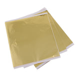 Maxbell 100 Sheets Imitation Gold Leaf for Arts, Gilding Crafting, Painting, Gold Decoration, Artistic Work, 5.5 by 5.5 Inches - Aladdin Shoppers