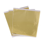 Maxbell 100 Sheets Imitation Gold Leaf for Arts, Gilding Crafting, Painting, Gold Decoration, Artistic Work, 5.5 by 5.5 Inches - Aladdin Shoppers