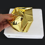 Maxbell 100 Sheets Imitation Gold Leaf for Arts, Gilding Crafting, Painting, Gold Decoration, Artistic Work, 5.5 by 5.5 Inches - Aladdin Shoppers