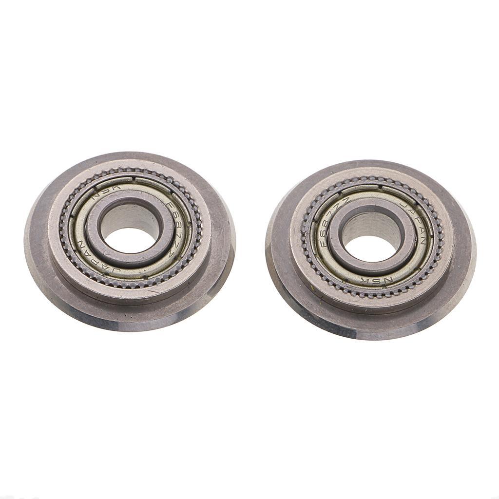 Maxbell Maxbell 2pcs No Edge Collapse Cutter Wheels Cutting Tools Components for Glass/Tiles 21mm