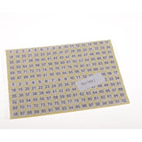 Maxbell Set of 15 Sheets, Round Sticky Number Stickers, 1 to 102 Round Self Adhesive Numbered Labels, Inventory/Storage/Organizing Stickers - Aladdin Shoppers