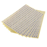 Maxbell Set of 15 Sheets, Round Sticky Number Stickers, 1 to 102 Round Self Adhesive Numbered Labels, Inventory/Storage/Organizing Stickers - Aladdin Shoppers
