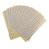 Maxbell Set of 15 Sheets, Round Sticky Number Stickers, 1 to 102 Round Self Adhesive Numbered Labels, Inventory/Storage/Organizing Stickers - Aladdin Shoppers
