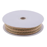 15 Yard 28mm Mixed Color Jute Hessian Burlap Ribbon Rustic Weddings Belt Strap Craft - Aladdin Shoppers